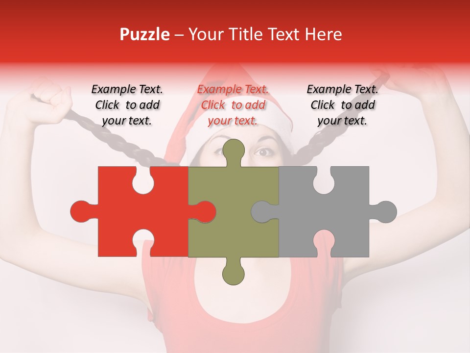 Lady Winter Pretty PowerPoint Template