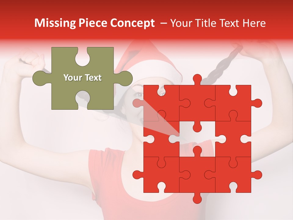 Lady Winter Pretty PowerPoint Template