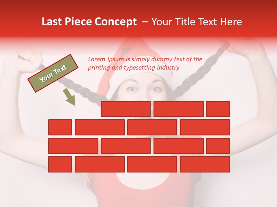 Lady Winter Pretty PowerPoint Template