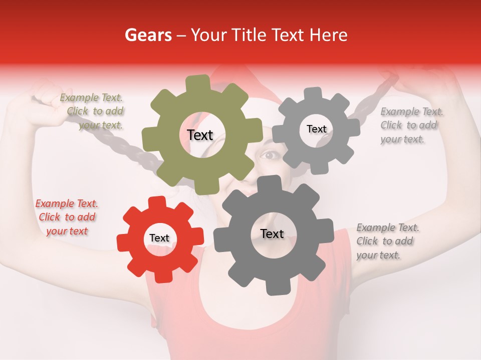 Lady Winter Pretty PowerPoint Template