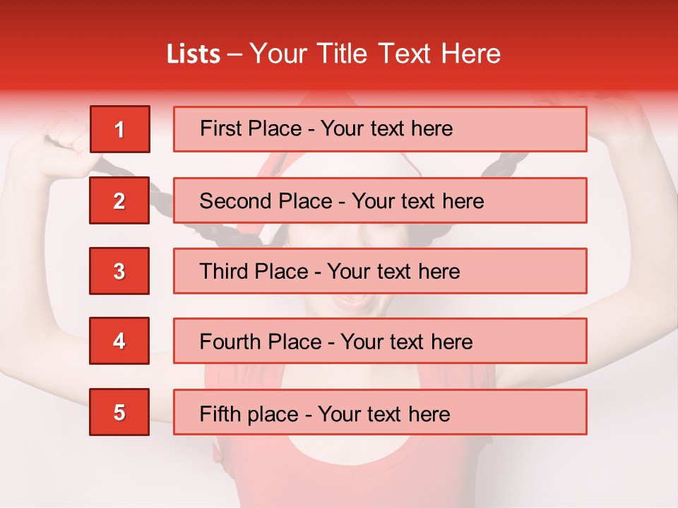 Lady Winter Pretty PowerPoint Template