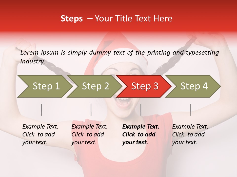 Lady Winter Pretty PowerPoint Template