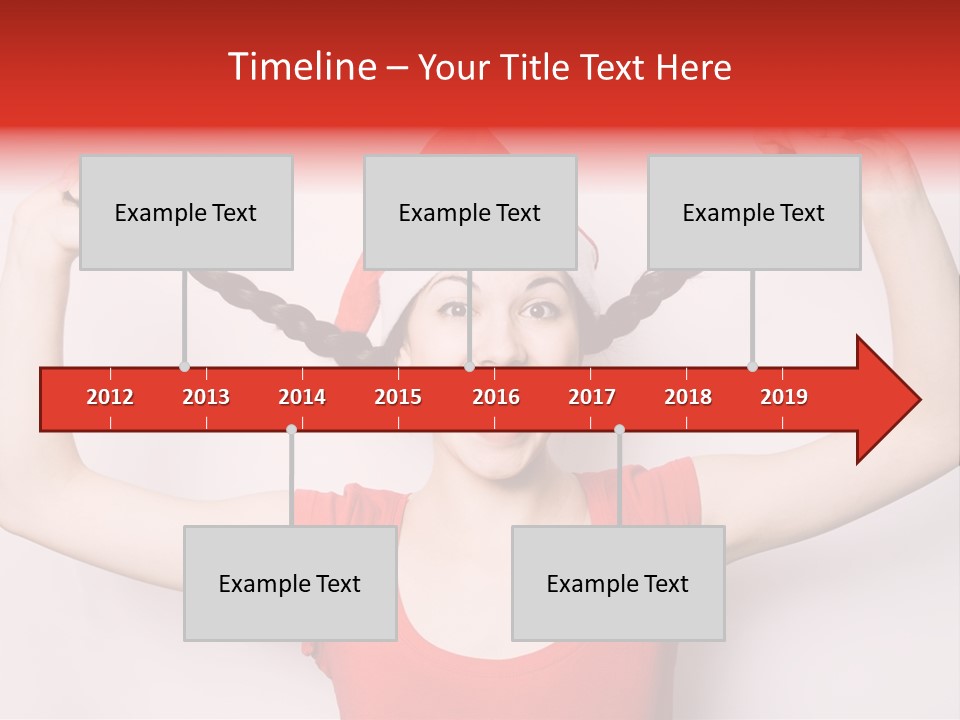 Lady Winter Pretty PowerPoint Template