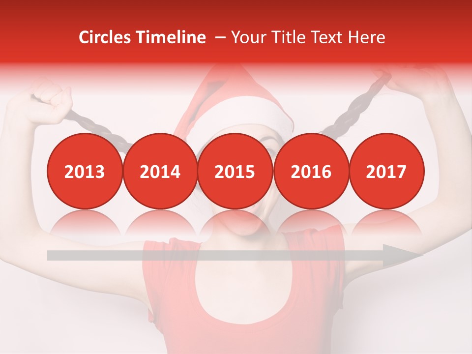 Lady Winter Pretty PowerPoint Template