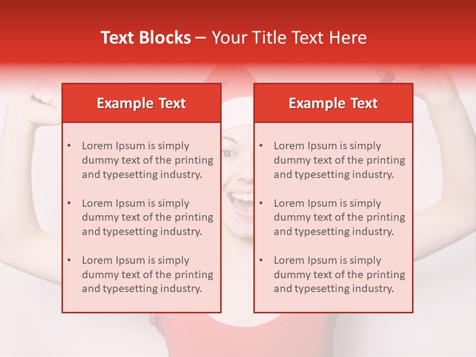 Lady Winter Pretty PowerPoint Template