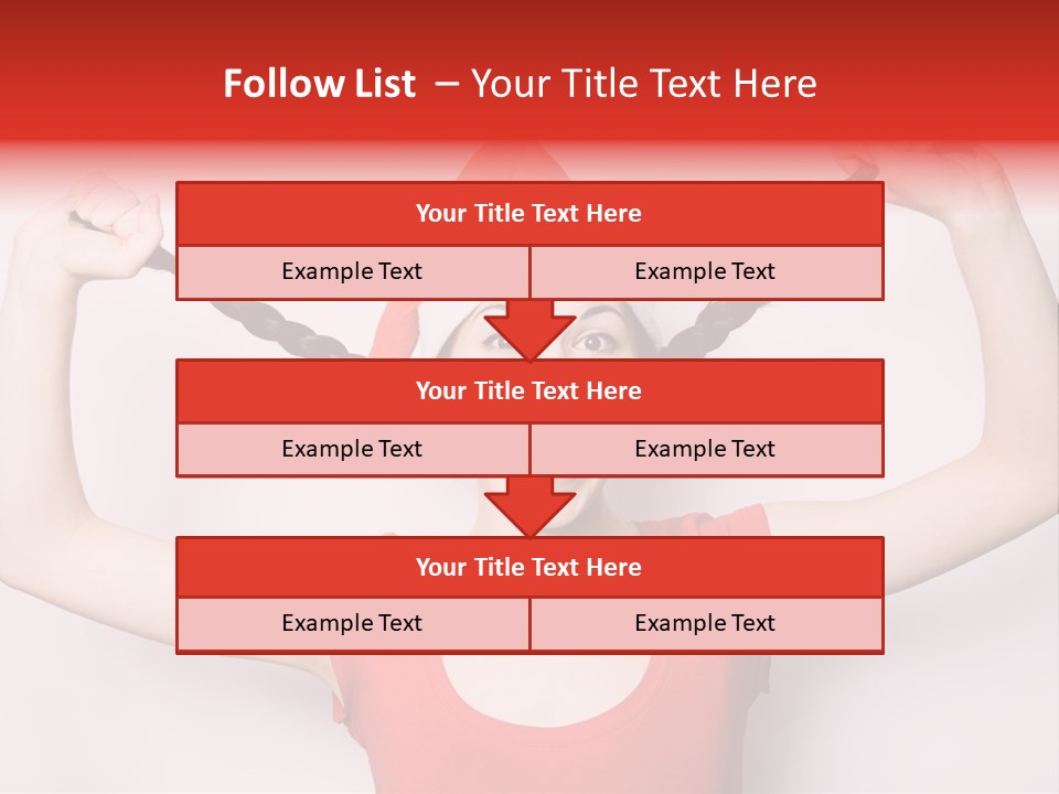 Lady Winter Pretty PowerPoint Template