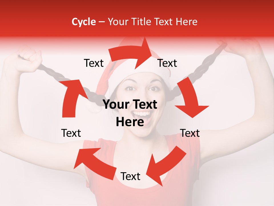 Lady Winter Pretty PowerPoint Template