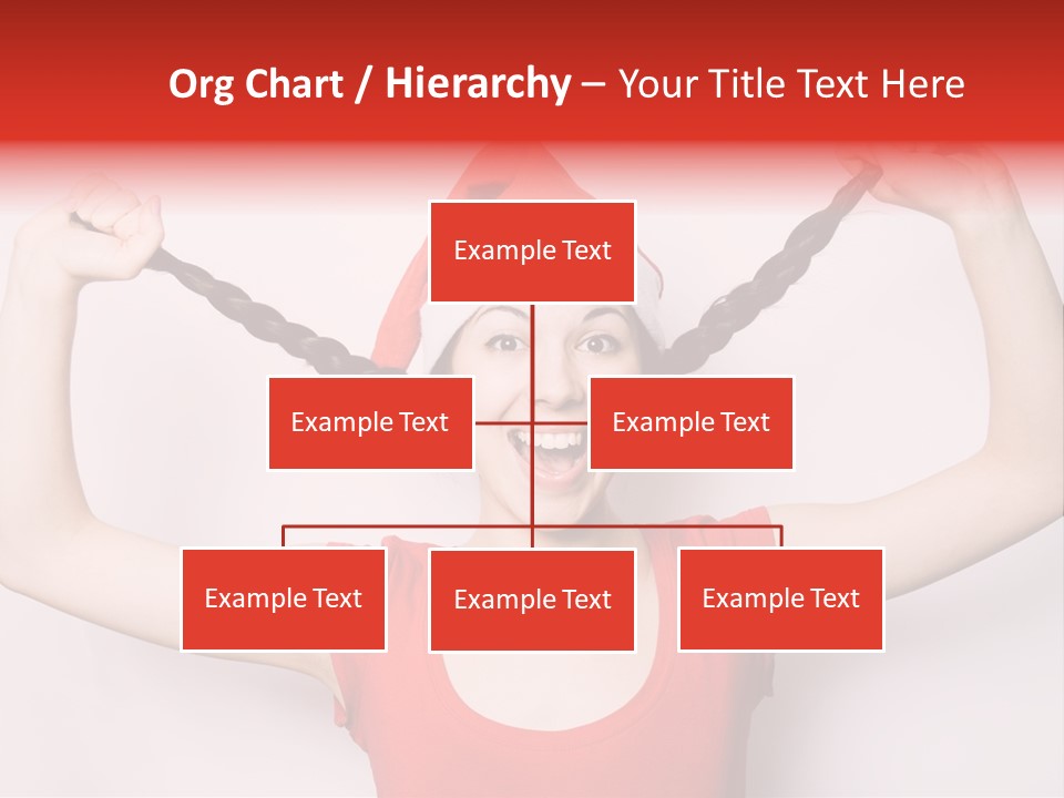 Lady Winter Pretty PowerPoint Template