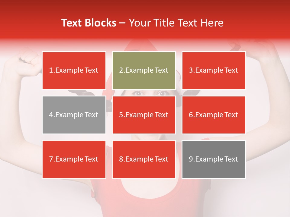 Lady Winter Pretty PowerPoint Template