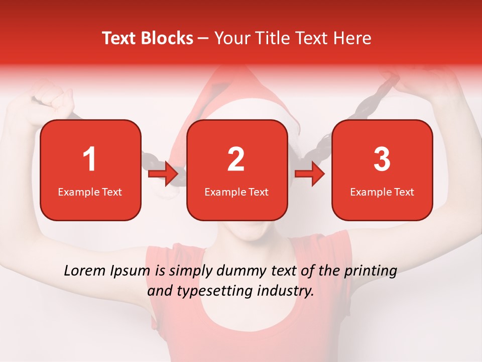 Lady Winter Pretty PowerPoint Template