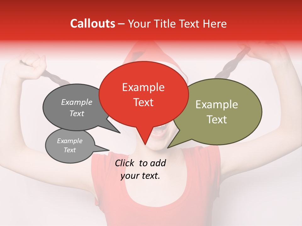 Lady Winter Pretty PowerPoint Template