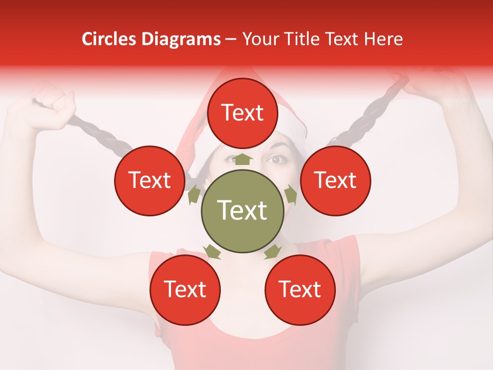 Lady Winter Pretty PowerPoint Template