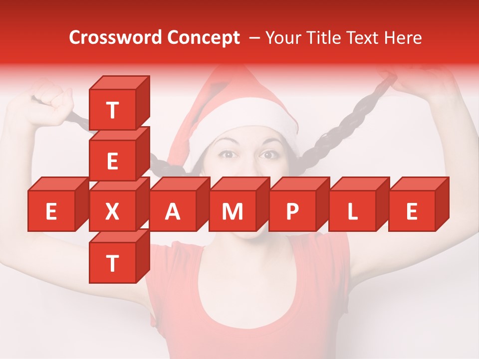 Lady Winter Pretty PowerPoint Template