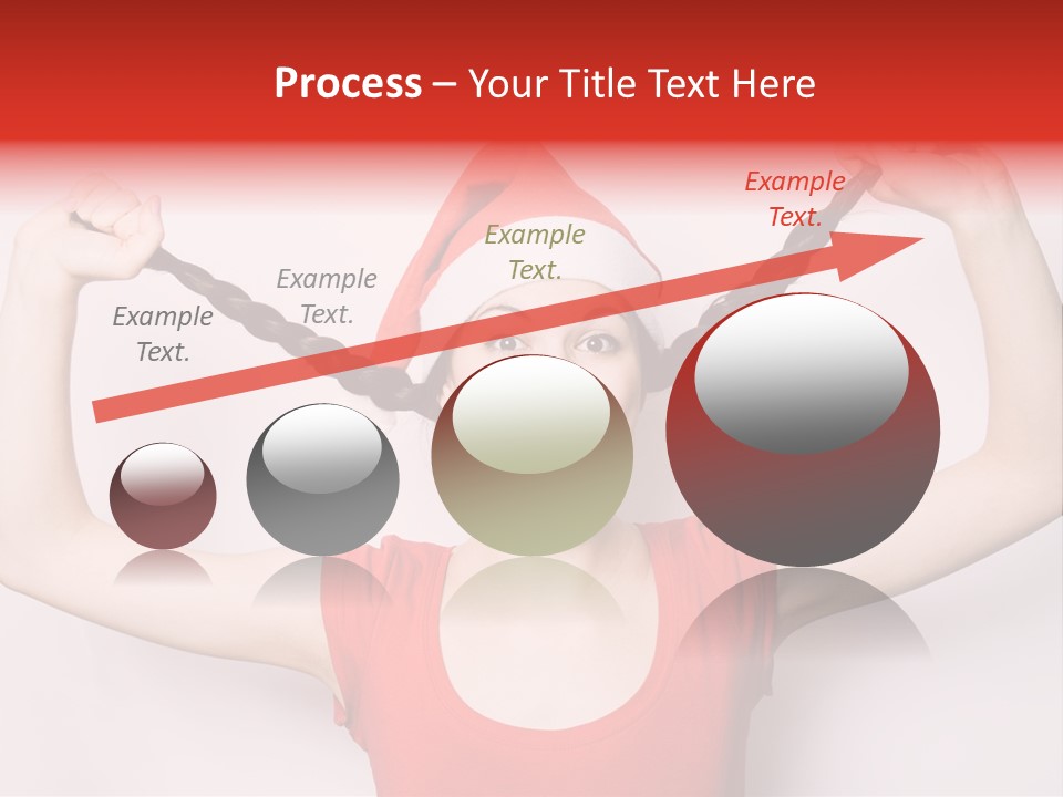 Lady Winter Pretty PowerPoint Template