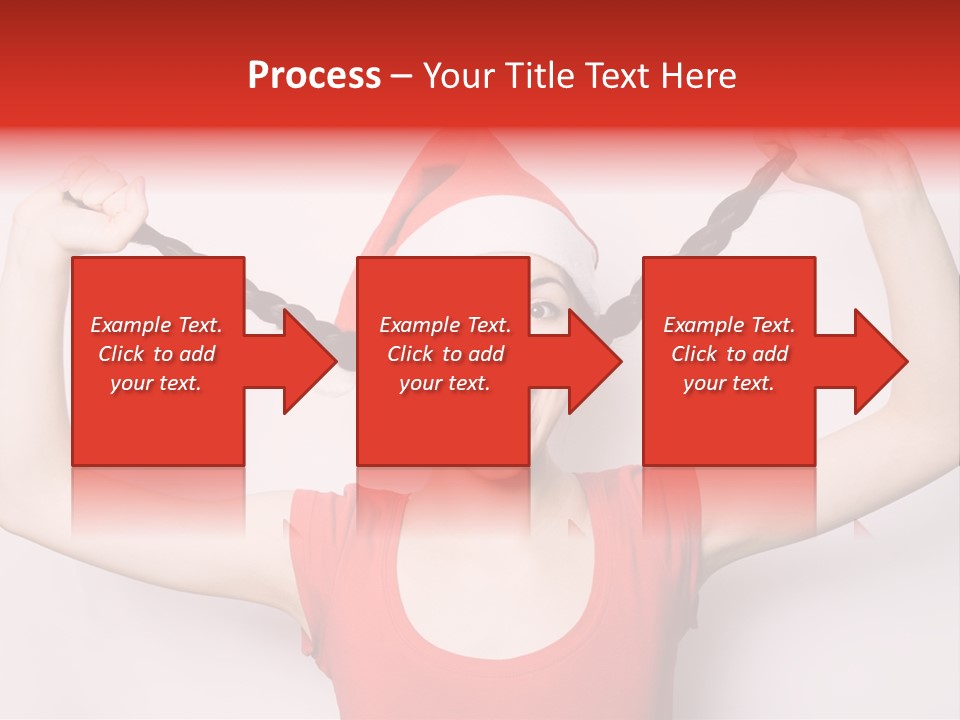 Lady Winter Pretty PowerPoint Template