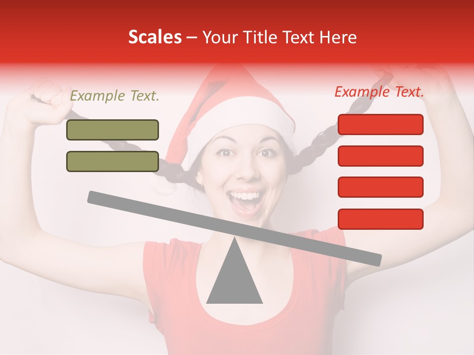 Lady Winter Pretty PowerPoint Template