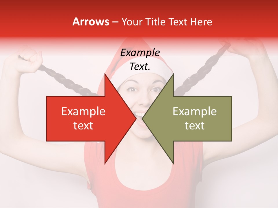 Lady Winter Pretty PowerPoint Template