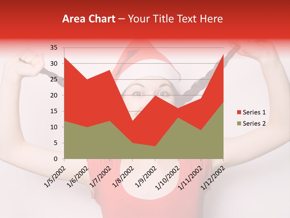 Lady Winter Pretty PowerPoint Template