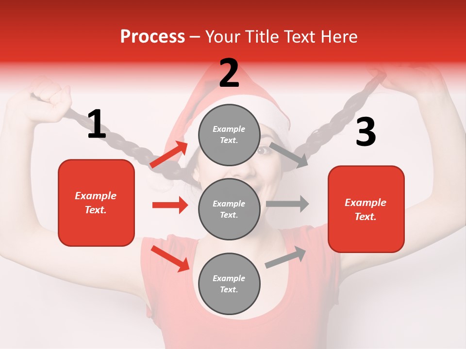 Lady Winter Pretty PowerPoint Template