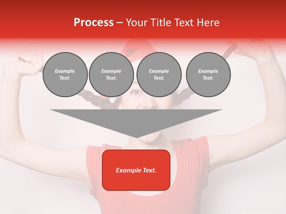 Lady Winter Pretty PowerPoint Template