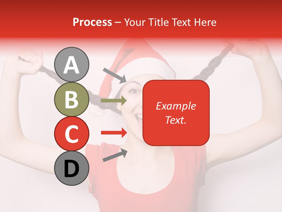 Lady Winter Pretty PowerPoint Template