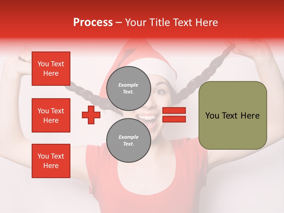 Lady Winter Pretty PowerPoint Template