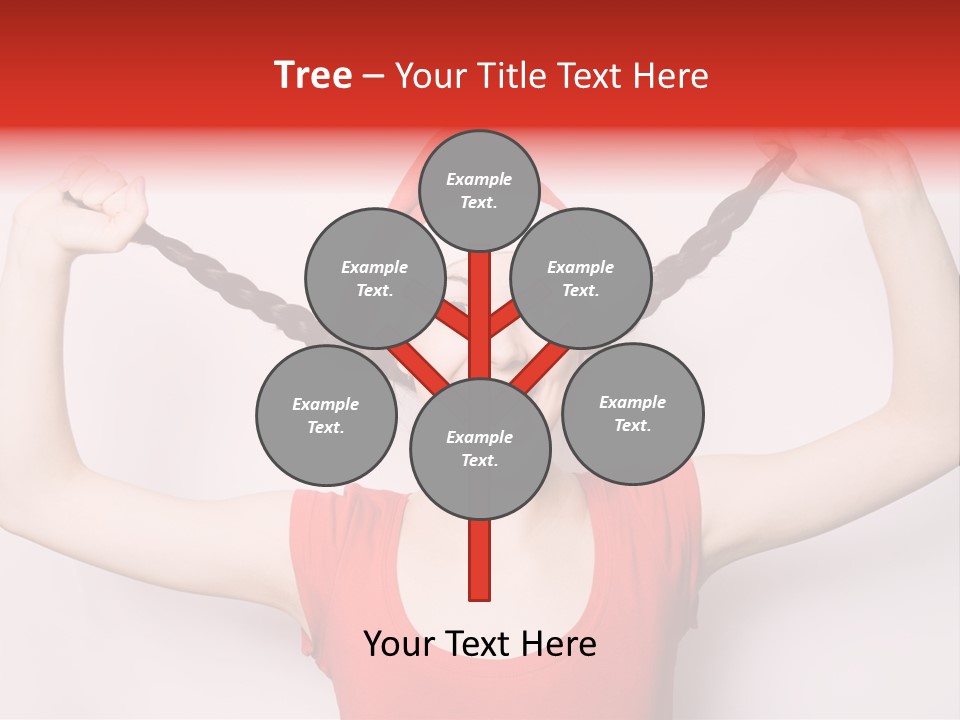 Lady Winter Pretty PowerPoint Template