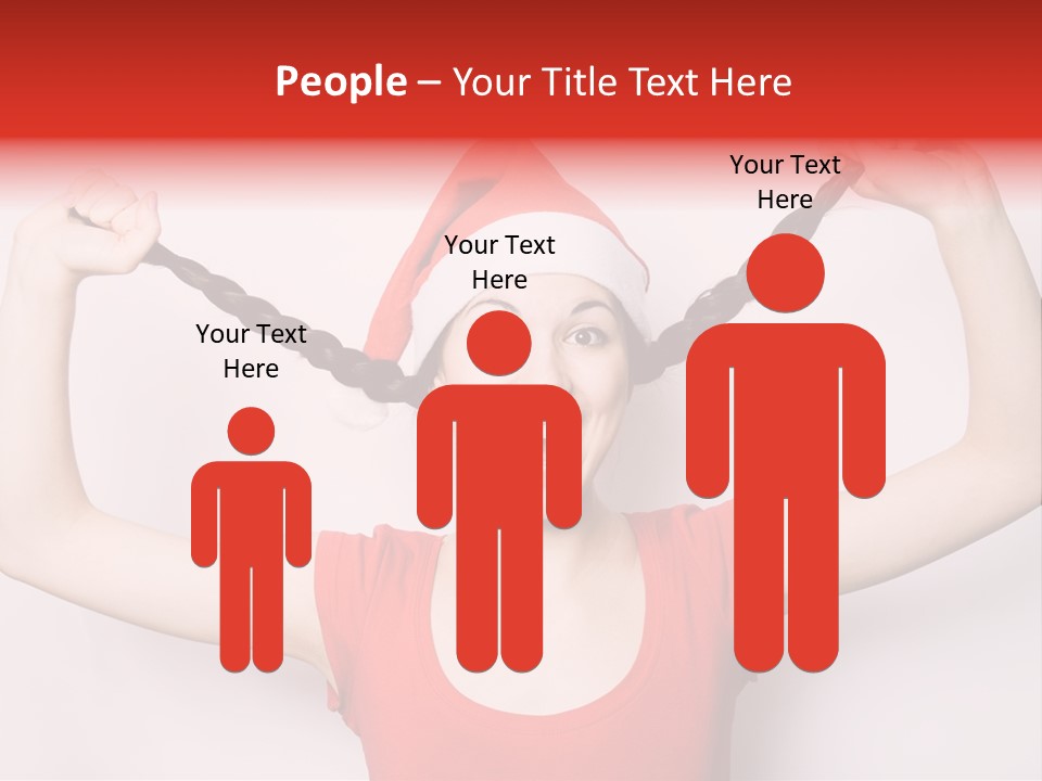 Lady Winter Pretty PowerPoint Template