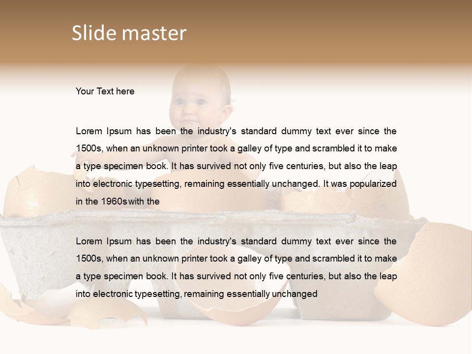 Lovely Babies PowerPoint Template