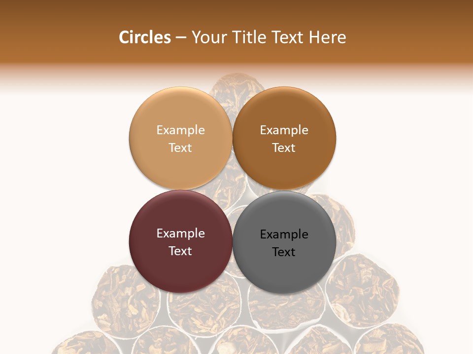 Smell Tobacco Blond PowerPoint Template