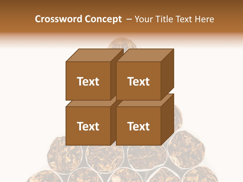 Smell Tobacco Blond PowerPoint Template