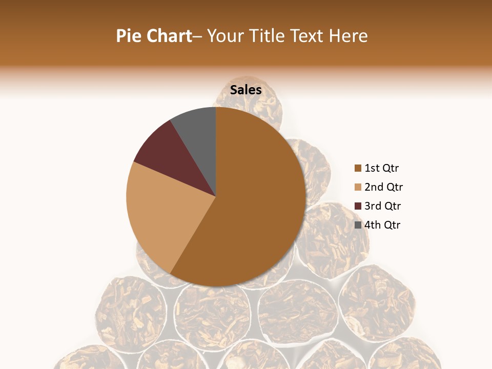 Smell Tobacco Blond PowerPoint Template