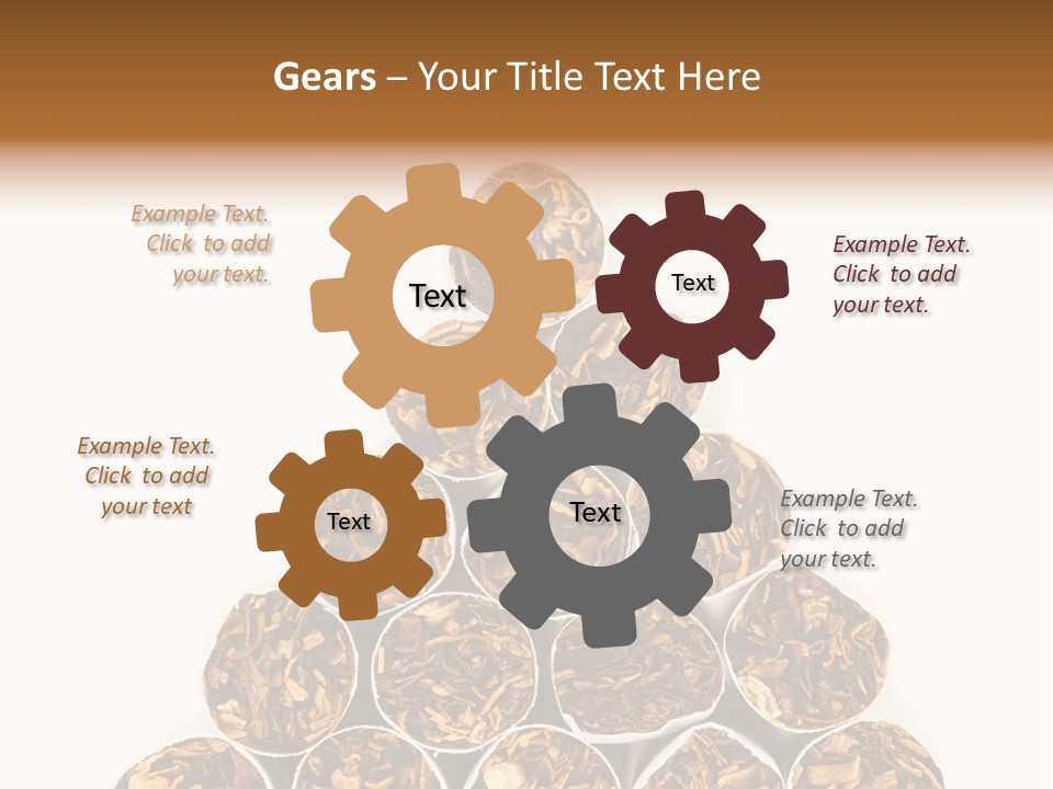 Smell Tobacco Blond PowerPoint Template