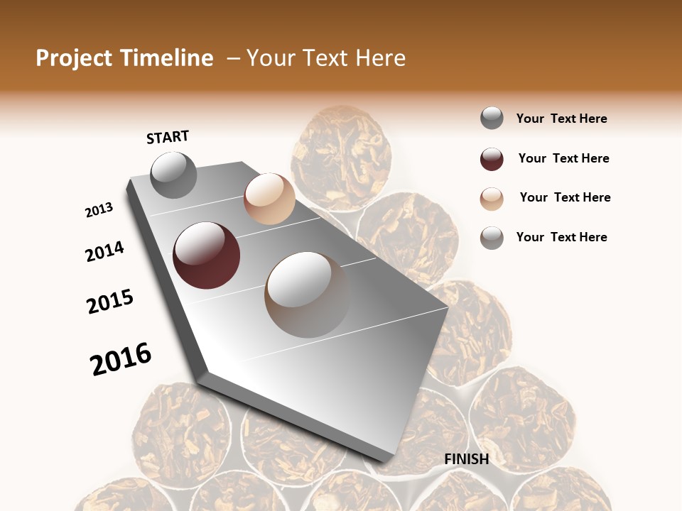 Smell Tobacco Blond PowerPoint Template