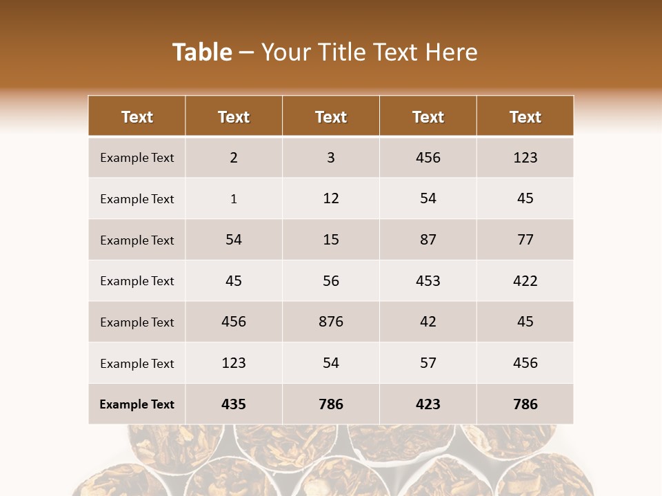 Smell Tobacco Blond PowerPoint Template