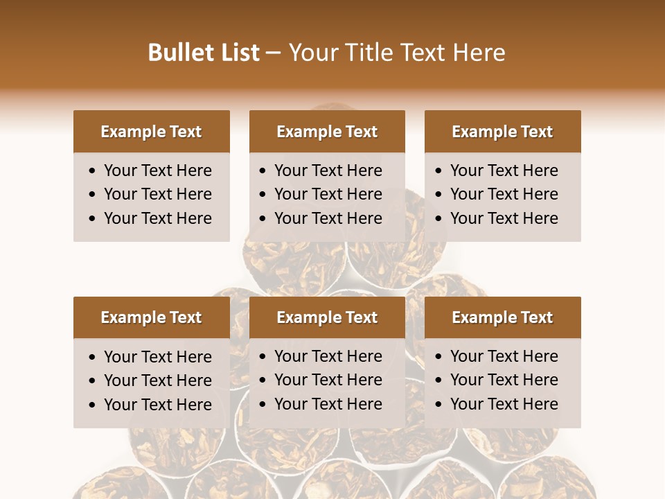 Smell Tobacco Blond PowerPoint Template