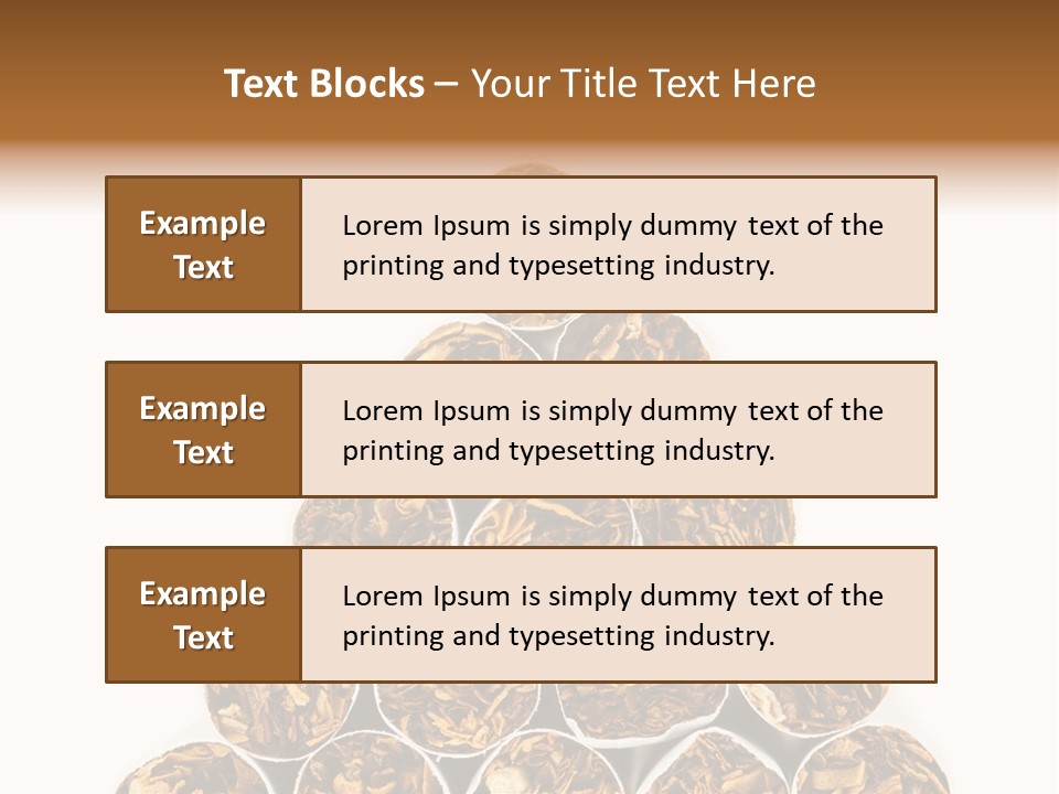 Smell Tobacco Blond PowerPoint Template