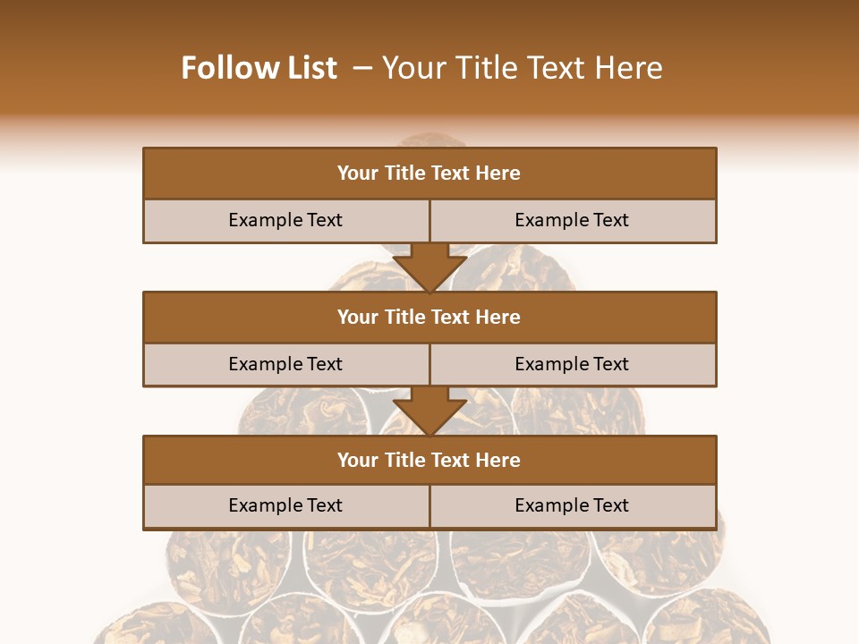 Smell Tobacco Blond PowerPoint Template