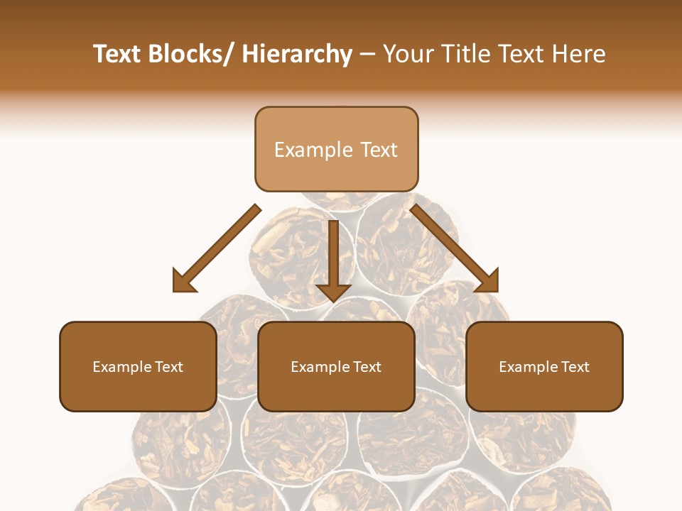 Smell Tobacco Blond PowerPoint Template