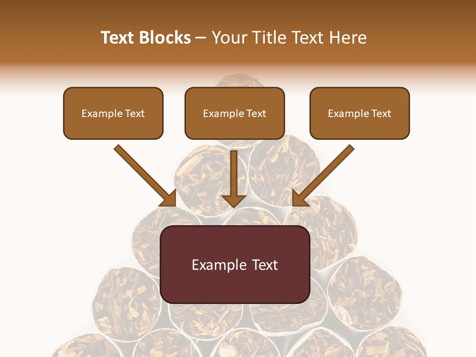 Smell Tobacco Blond PowerPoint Template