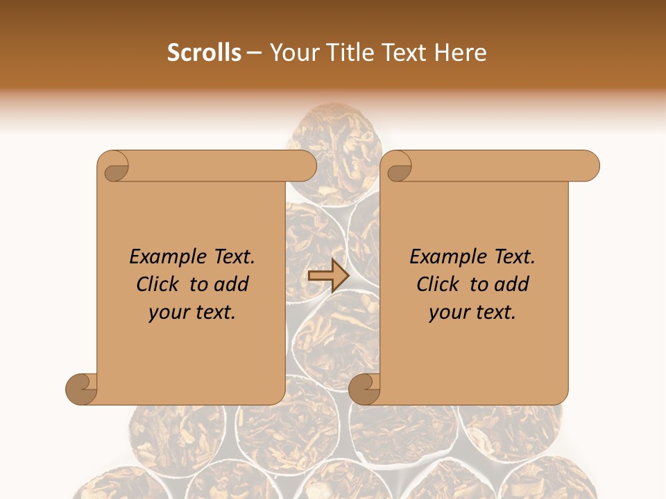Smell Tobacco Blond PowerPoint Template