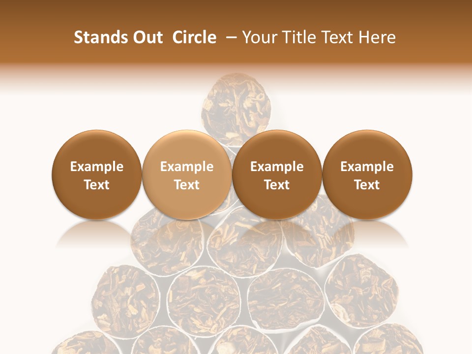 Smell Tobacco Blond PowerPoint Template