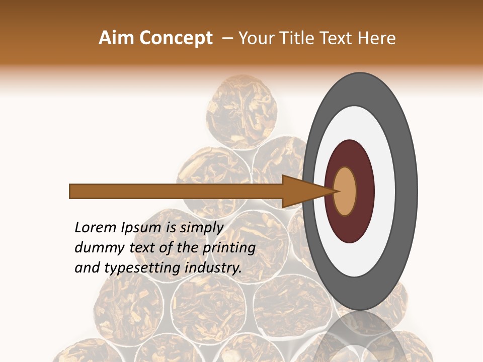 Smell Tobacco Blond PowerPoint Template