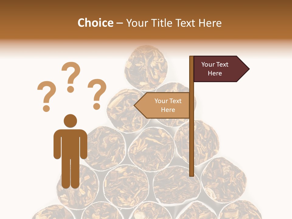 Smell Tobacco Blond PowerPoint Template