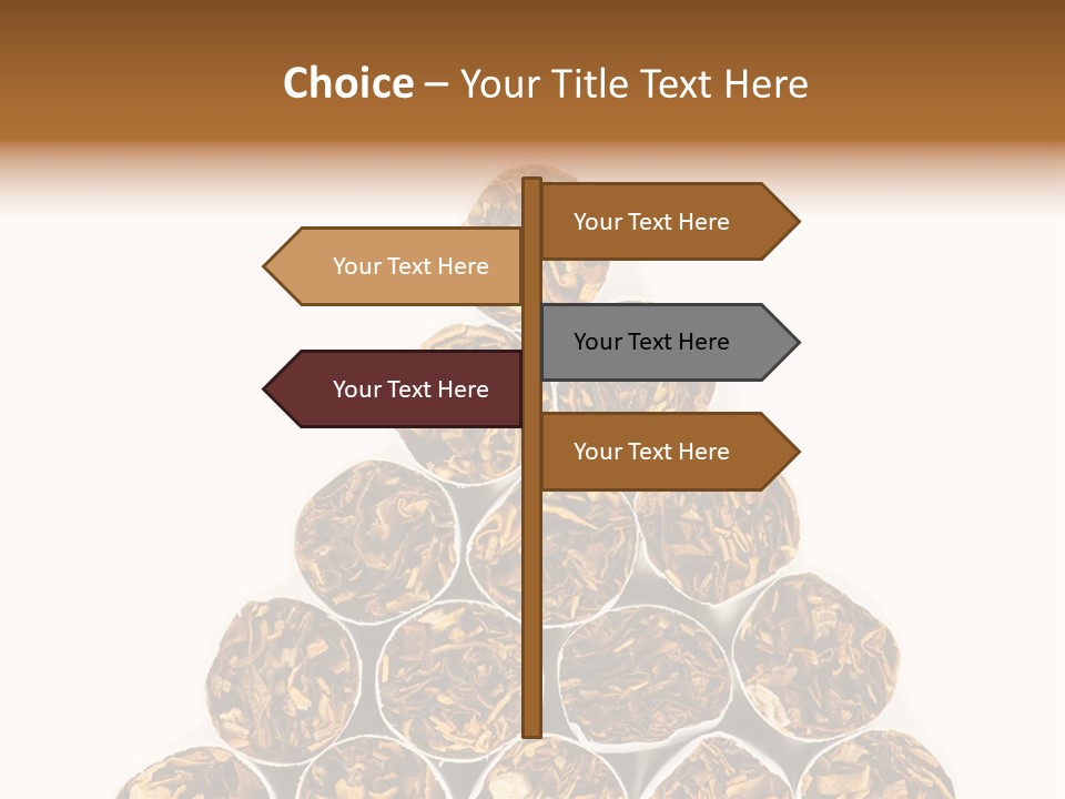 Smell Tobacco Blond PowerPoint Template