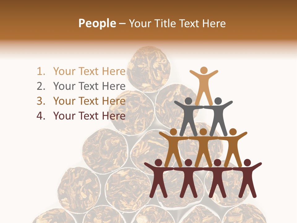 Smell Tobacco Blond PowerPoint Template