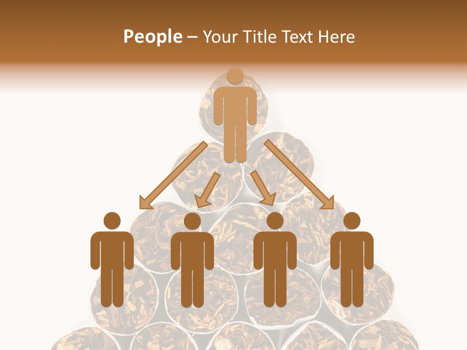 Smell Tobacco Blond PowerPoint Template