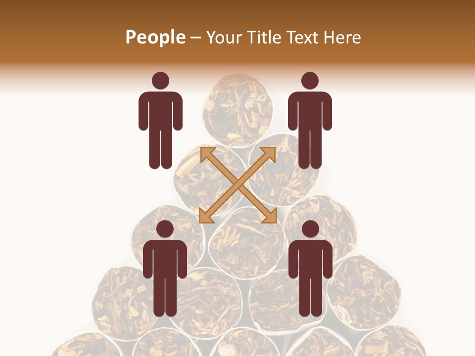 Smell Tobacco Blond PowerPoint Template