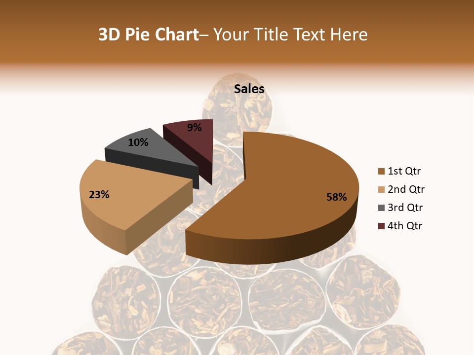 Smell Tobacco Blond PowerPoint Template