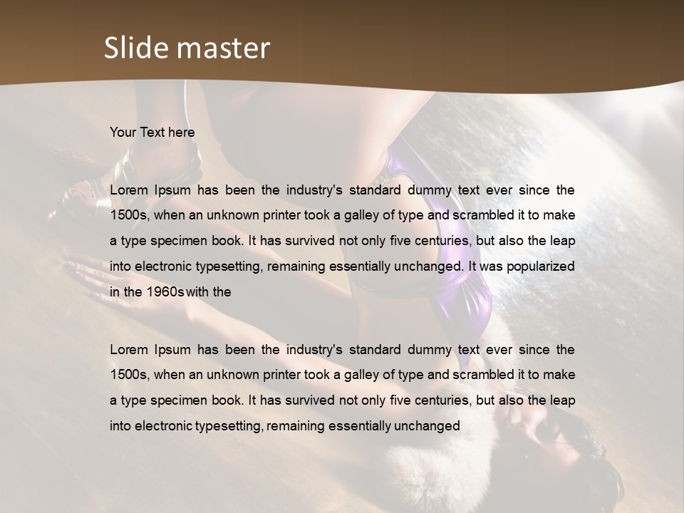 Perfect Angle Fashion PowerPoint Template